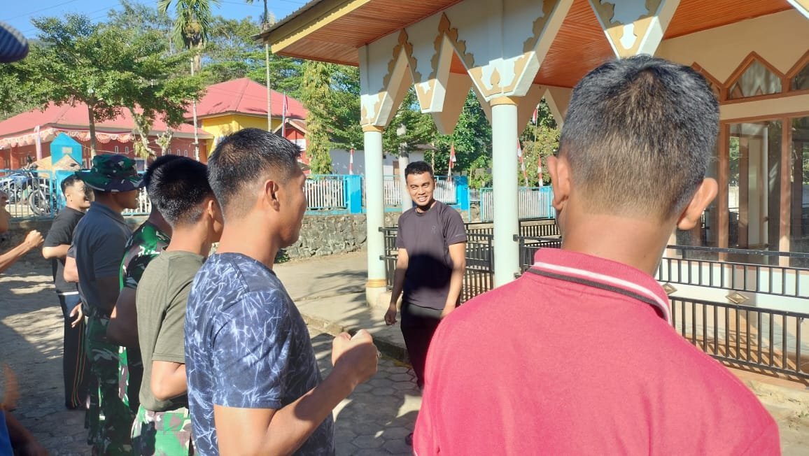 Serma Irfan Cek Kesiapan Anggota Satgas TMMD 1407/Bone Lewat Apel Pagi