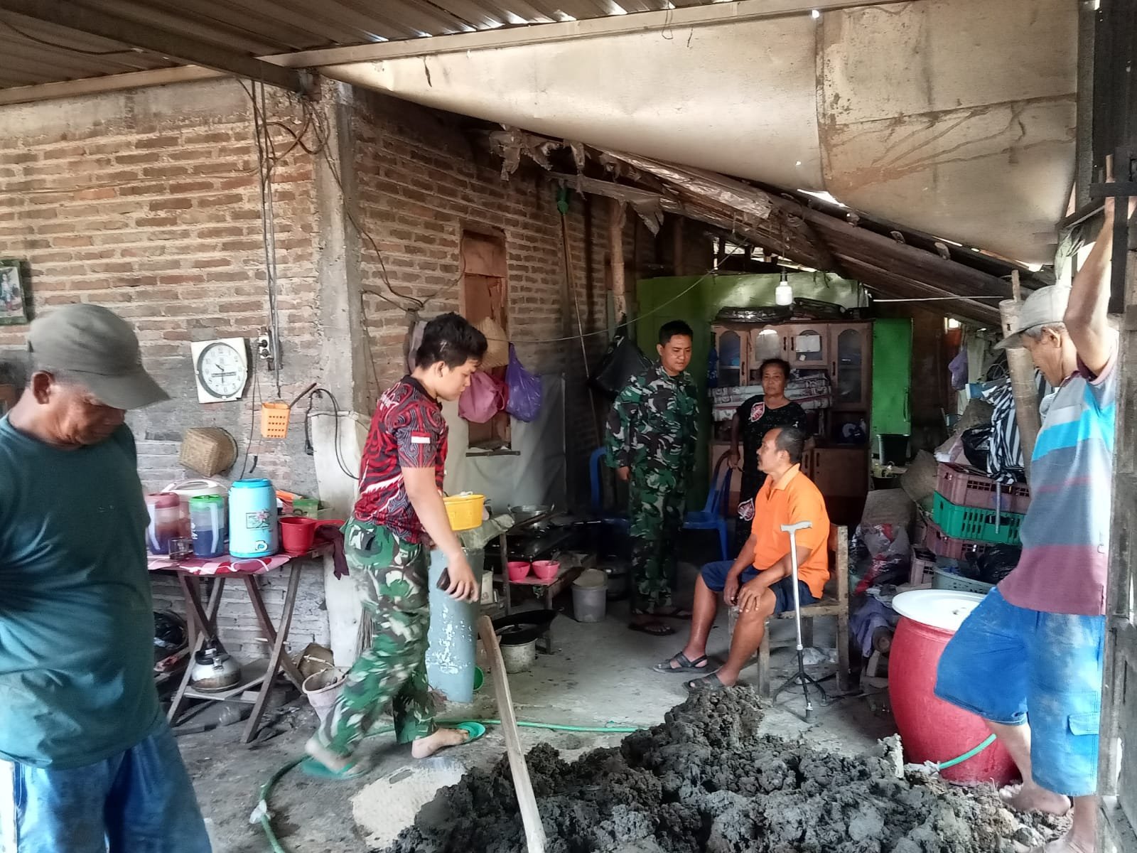 Jeda Pekerjaan TMMD Dipakai Untuk Edukasi Kesehatan di Parangjoro
