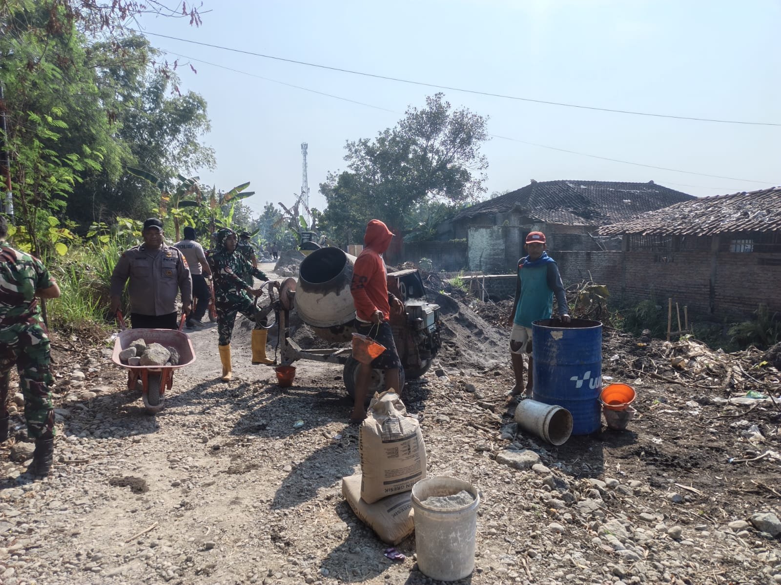 TMMD Grogol: Perbaikan Akses dan Pembinaan Masyarakat di Parangjoro