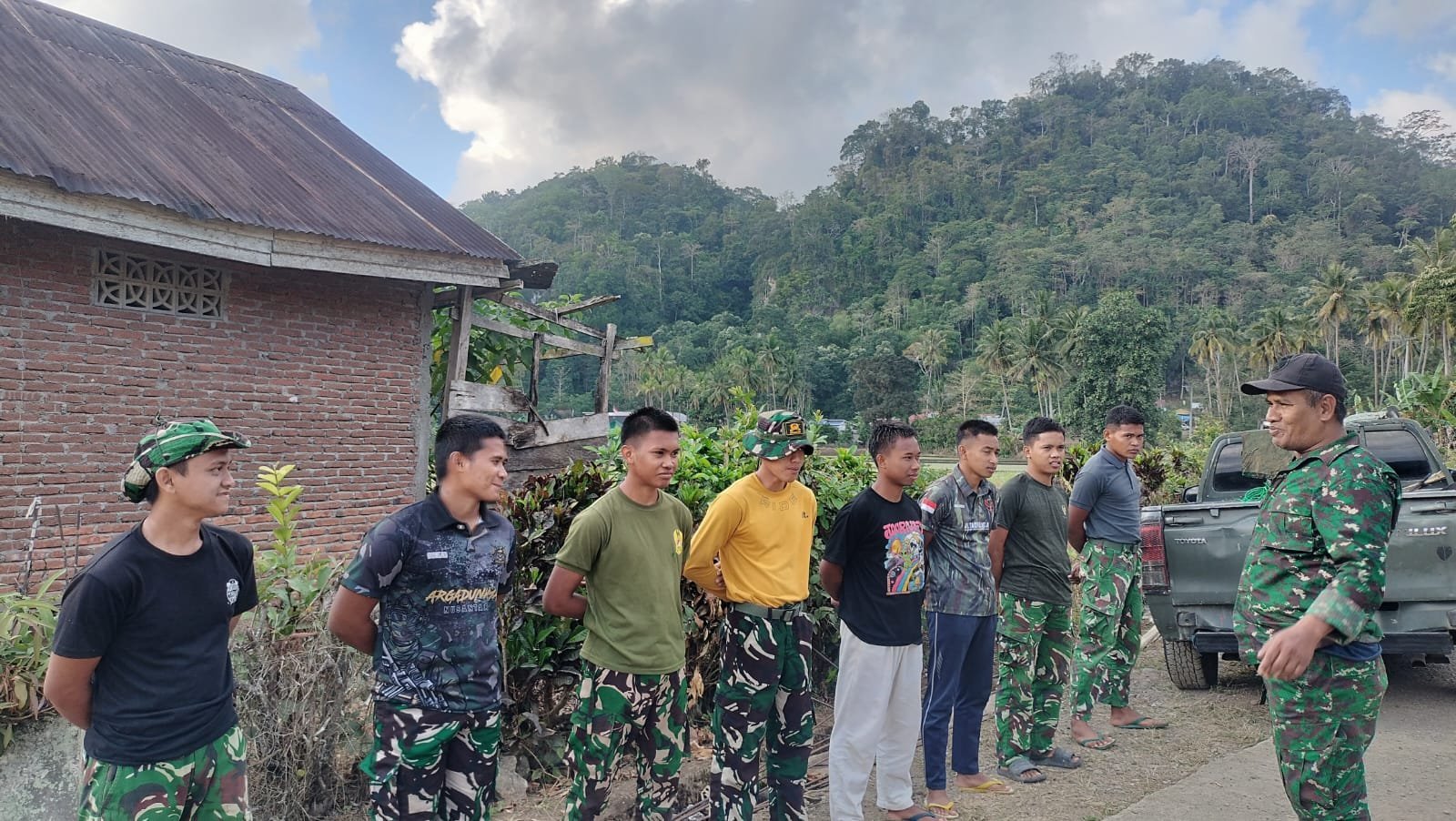 Apel Pagi Sertu Saharuddin Jadi Pilar Kelancaran TMMD ke-129
